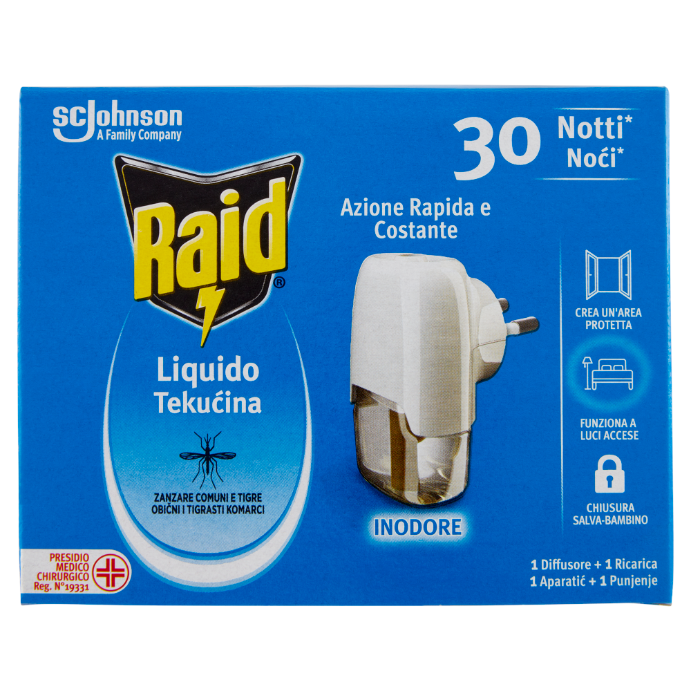 Raid Liquido Elettrico Antizanzare